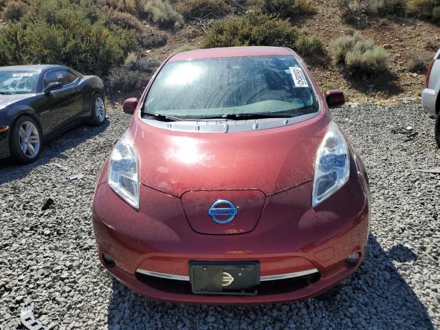 Hatchbacks NISSAN LEAF 2015 Red