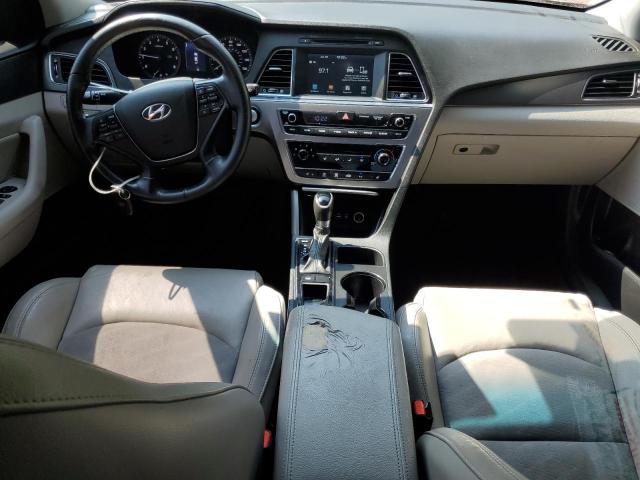  HYUNDAI SONATA 2017 Czerwony