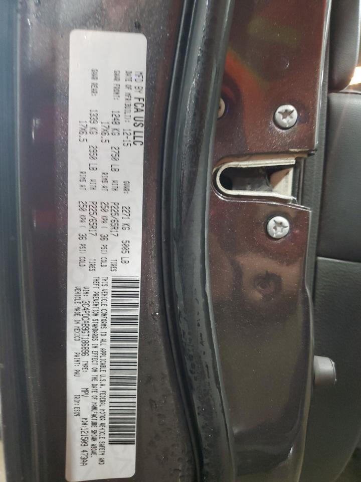 2016 Dodge Journey Se VIN: 3C4PDCAB9GT186896 Lot: 66667785