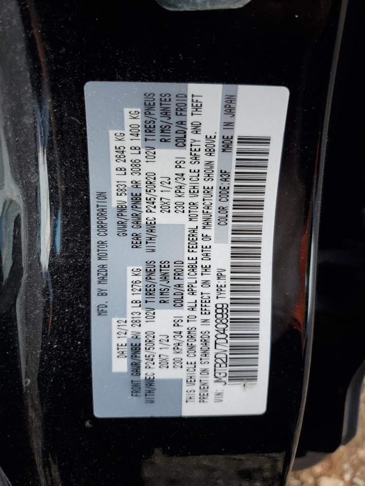 2013 Mazda Cx-9 Grand Touring VIN: JM3TB2DV7D0408999 Lot: 63518115