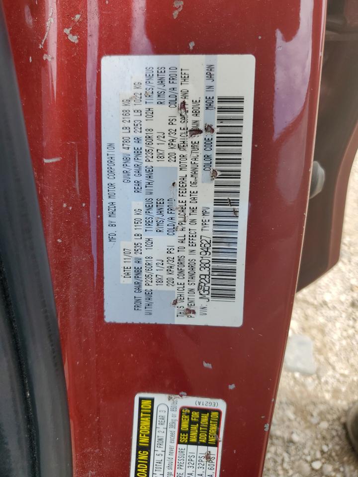 2008 Mazda Cx-7 VIN: JM3ER29L380194627 Lot: 64422505