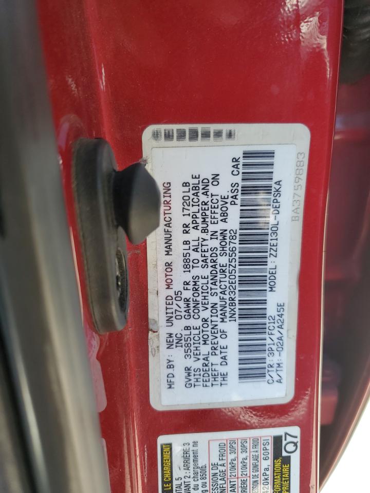 2005 Toyota Corolla Ce VIN: 1NXBR32E05Z556782 Lot: 63873745