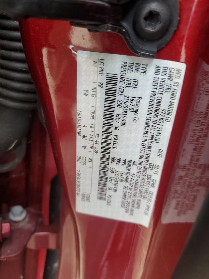 2015 Ford Focus Se VIN: 1FADP3F27FL260299 Lot: 65041775