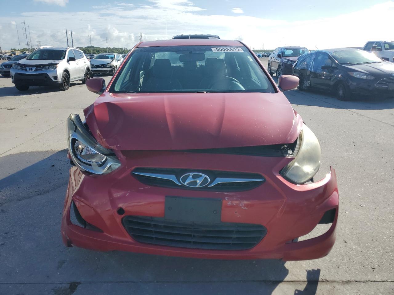 2012 Hyundai Accent Gls VIN: KMHCU4AE9CU086632 Lot: 66006615