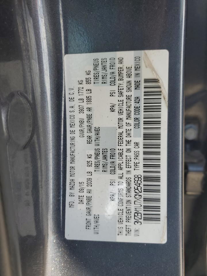 2016 Mazda 3 Sport VIN: 3MZBM1U7XGM254698 Lot: 63500885