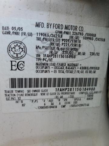 2005 FORD FIVE HUNDRED LIMITED  