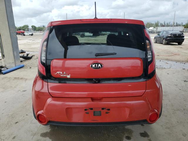 KIA SOUL 2015 Czerwony