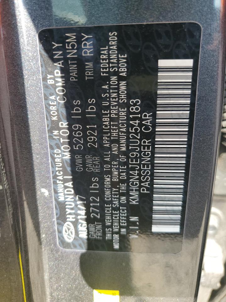 2018 Genesis G80 Base VIN: KMHGN4JE9JU254183 Lot: 62539745