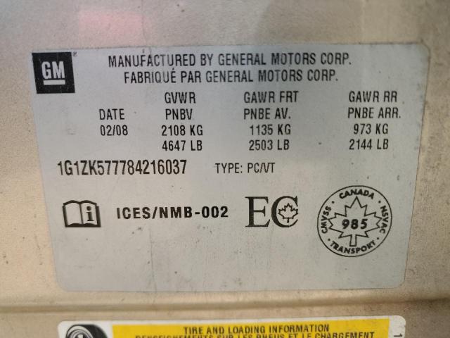 2008 CHEVROLET MALIBU LTZ  