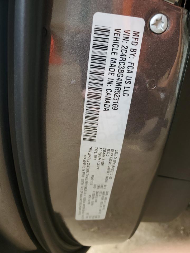 2021 Chrysler Pacifica Touring L VIN: 2C4RC3BG4MR523169 Lot: 64445225