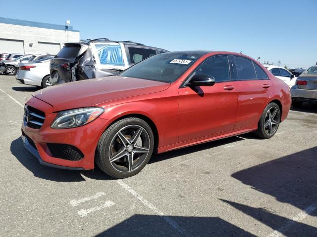  MERCEDES-BENZ C-CLASS 2017 Burgundy