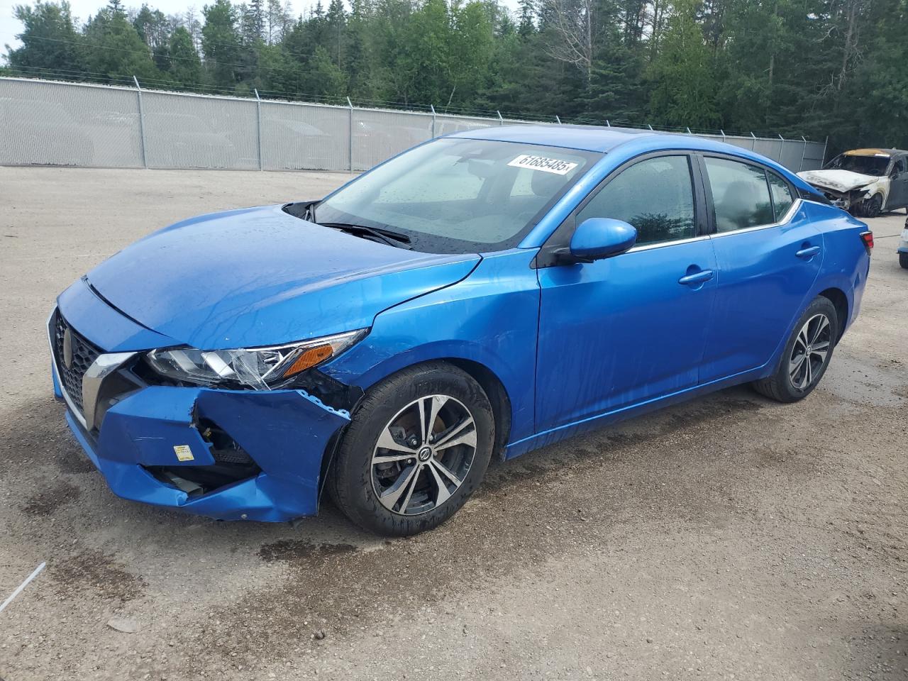 2022 Nissan Sentra Sv blue null gas 3N1AB8CV7NY272453 photo #1