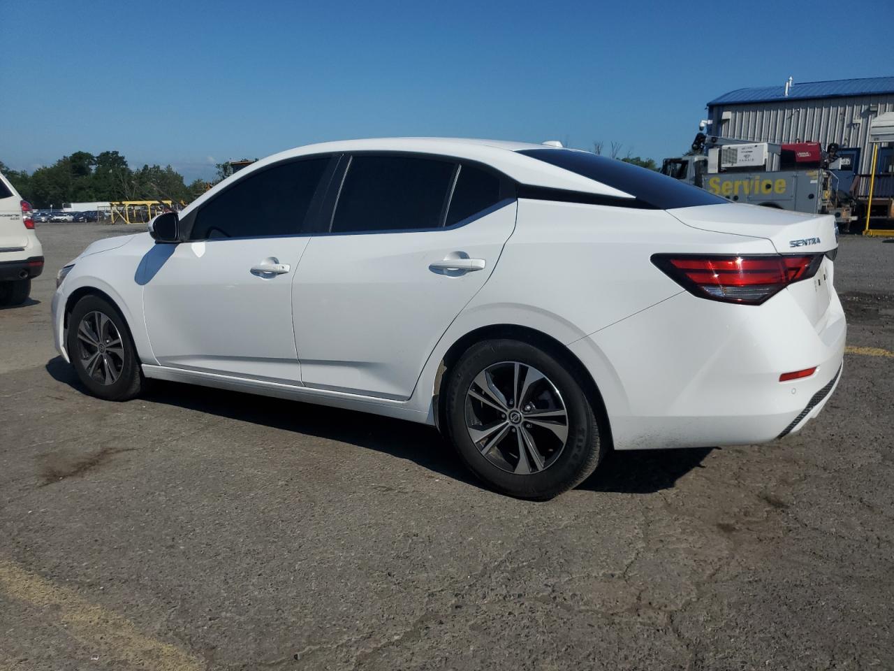 2021 Nissan Sentra Sv white null gas 3N1AB8CV7MY270572 photo #3