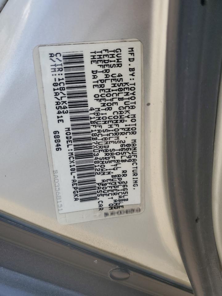 1999 Toyota Avalon Xl VIN: 4T1BF18B7XU348122 Lot: 64845085
