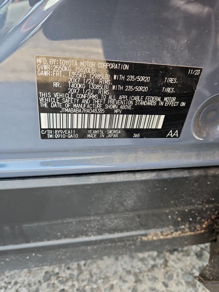 2024 Subaru Solterra Premium VIN: JTMABABA7RA048385 Lot: 65918945