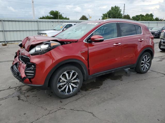  KIA SPORTAGE 2018 Красный