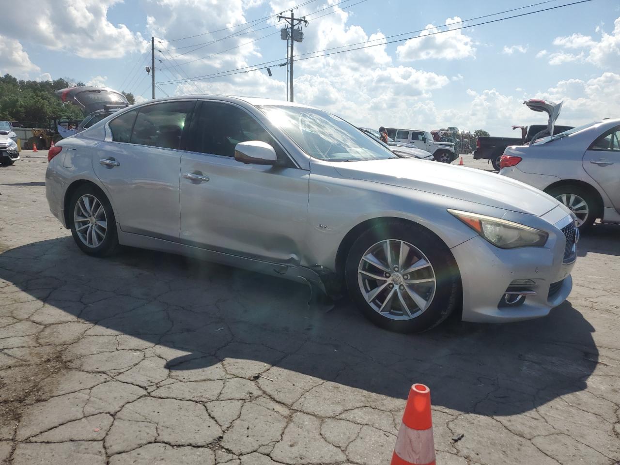 2014 Infiniti Q50 Base VIN: JN1BV7AP8EM676715 Lot: 65021655