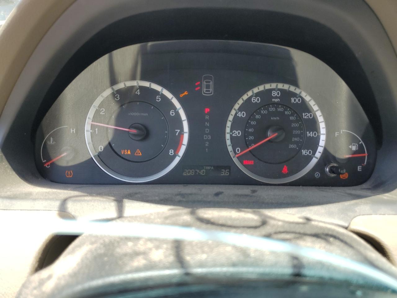 2009 Honda Accord Ex VIN: 1HGCP26769A109306 Lot: 63458485