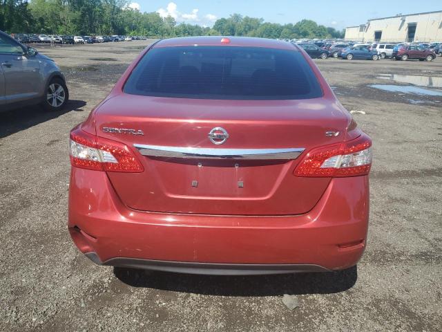  NISSAN SENTRA 2015 Czerwony