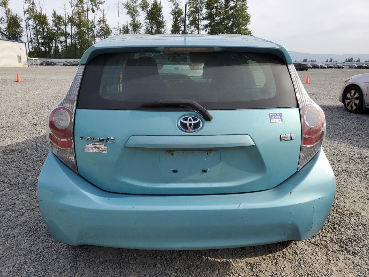2013 Toyota Prius C VIN: JTDKDTB31D1033725 Lot: 65459055