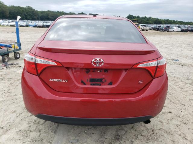  TOYOTA COROLLA 2014 Czerwony