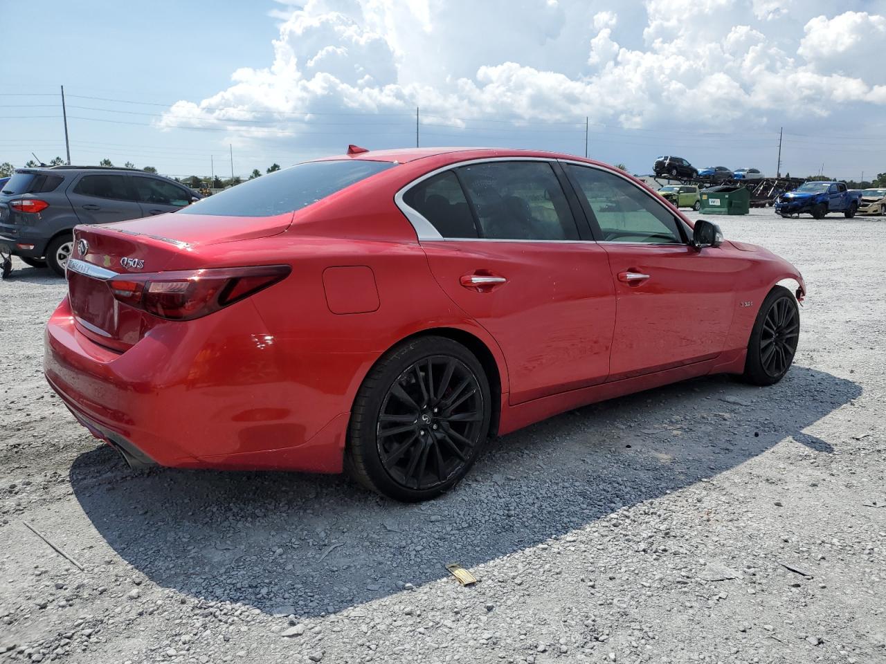 2020 Infiniti Q50 Red Sport 400 VIN: JN1FV7AP2LM630702 Lot: 65616085