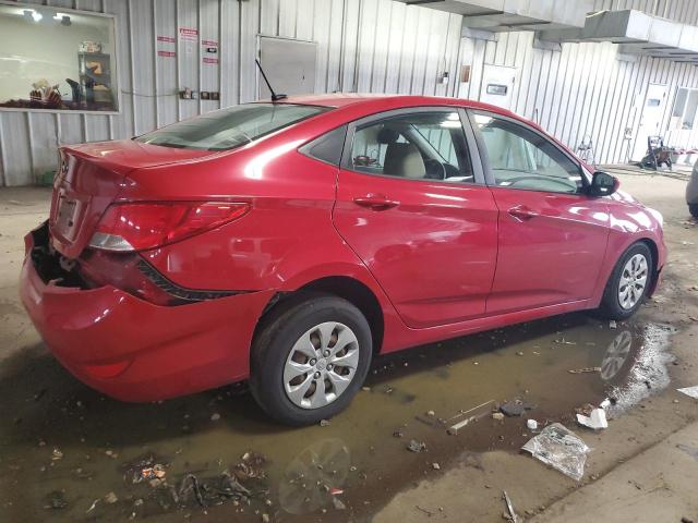  HYUNDAI ACCENT 2017 Czerwony