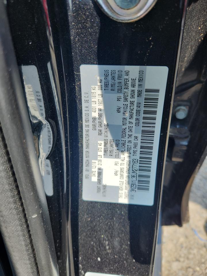 2018 Mazda 3 Touring VIN: 3MZBN1L35JM277163 Lot: 64362635