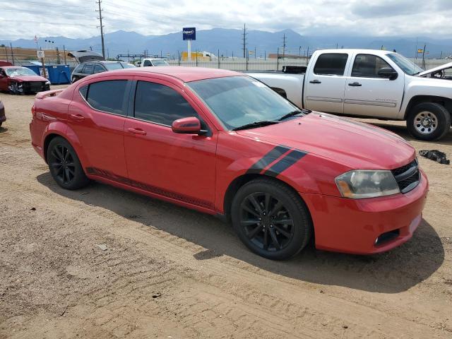 Sedans DODGE AVENGER 2014 Czerwony