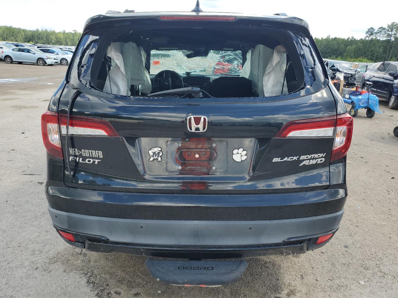 2020 Honda Pilot Black VIN: 5FNYF6H71LB014405 Lot: 64801935