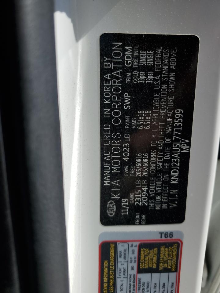 2020 Kia Soul Lx VIN: KNDJ23AU5L7713599 Lot: 59709815