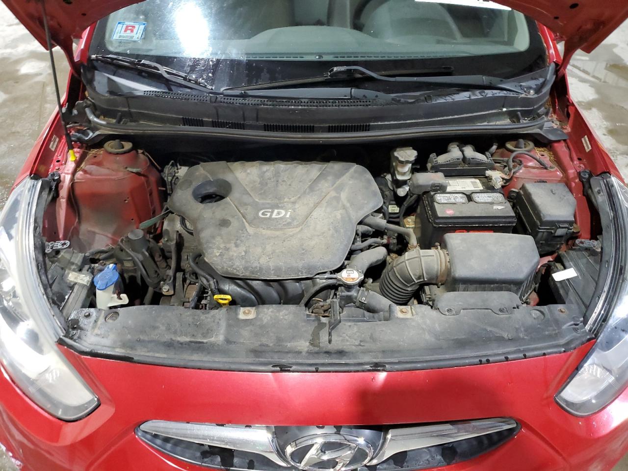 2012 Hyundai Accent Gls VIN: KMHCU5AE0CU024722 Lot: 65311125