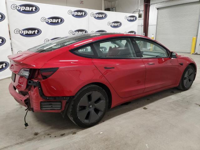  TESLA MODEL 3 2022 Czerwony