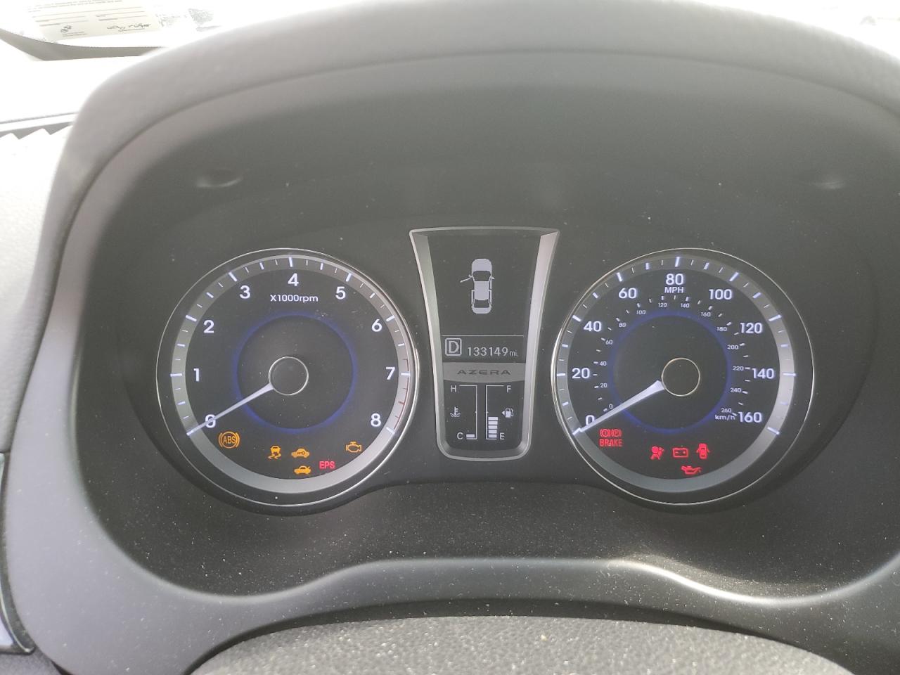 2013 Hyundai Azera Gls VIN: KMHFH4JG4DA198826 Lot: 64582555