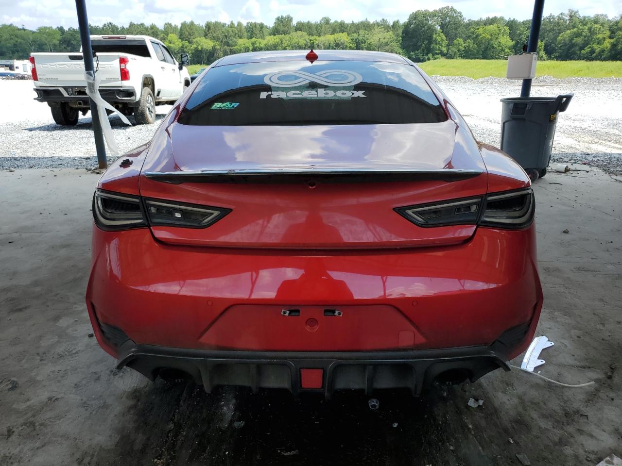 2017 Infiniti Q60 Red Sport 400 VIN: JN1FV7EK2HM610519 Lot: 63462235