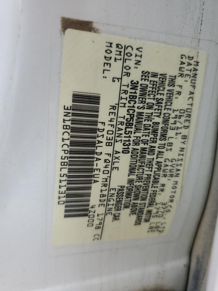 2011 Nissan Versa S VIN: 3N1BC1CP5BL511310 Lot: 66777525