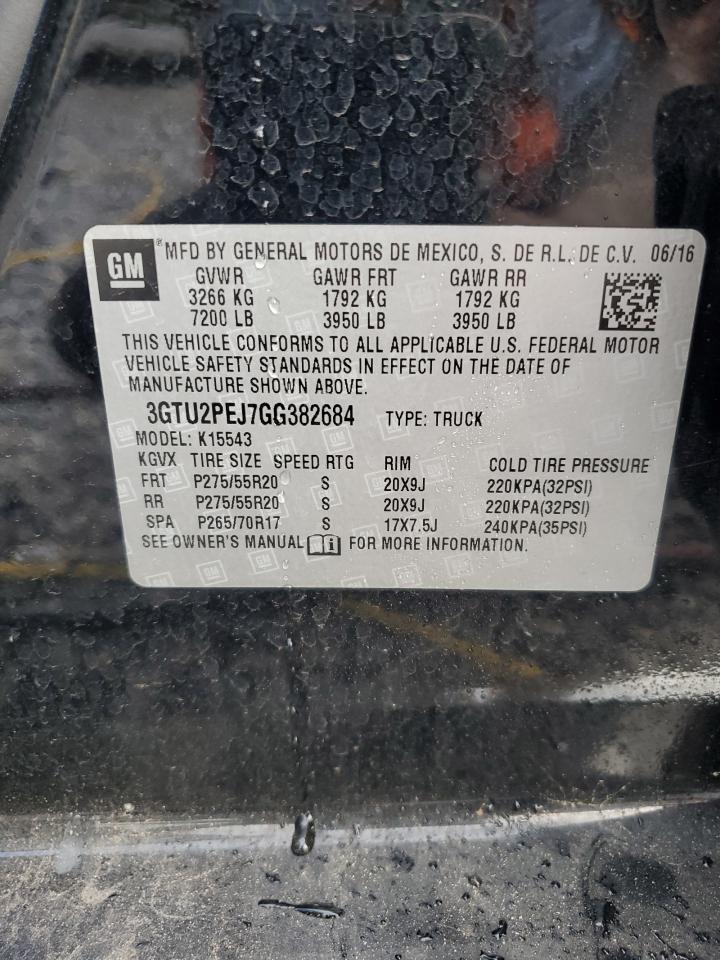 3gtu2pej7gg382684 3GTU2PEJ7GG382684 2016 GMC Sierra K1500 Denali
