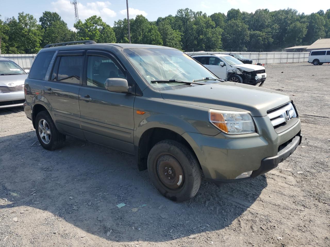 2007 Honda Pilot Exl VIN: 2HKYF18567H518666 Lot: 66341705