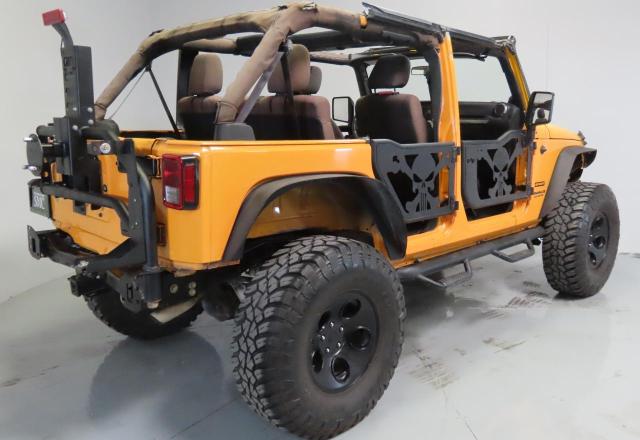 Parquets JEEP WRANGLER 2012 Pomarańczowy