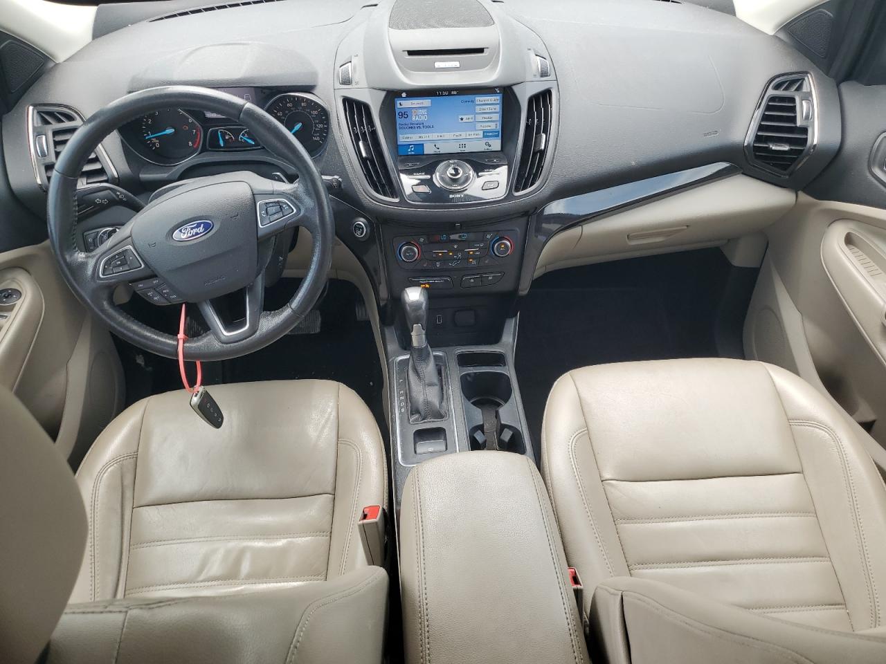 2017 Ford Escape Titanium VIN: 1FMCU0JD1HUE52266 Lot: 65242485