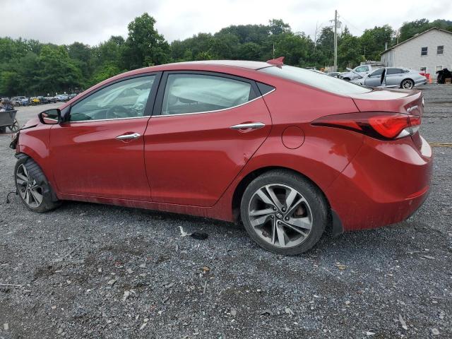  HYUNDAI ELANTRA 2015 Красный