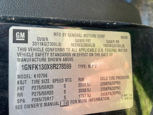 2008 CHEVROLET TAHOE K1500  