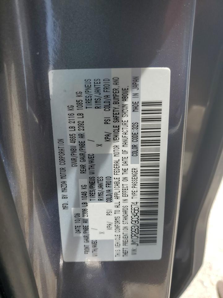 2009 Mazda 5 VIN: JM1CR293X90345674 Lot: 66693325