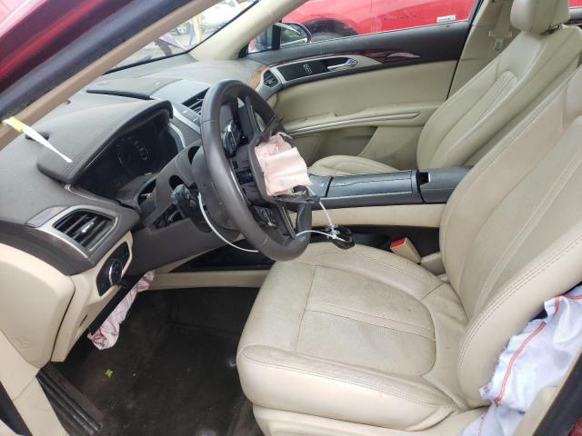  LINCOLN MKZ 2013 Czerwony
