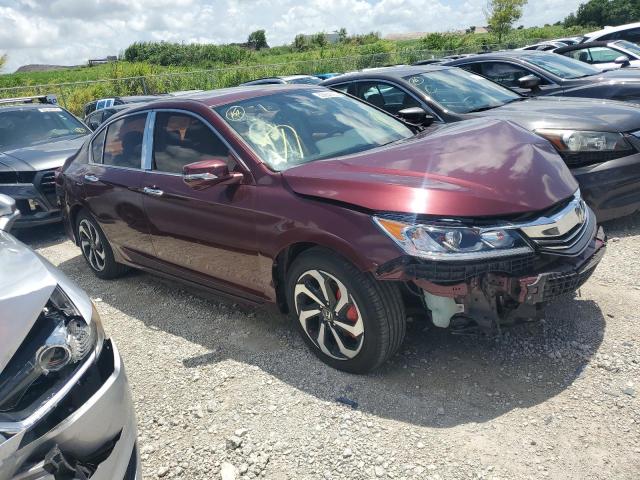  HONDA ACCORD 2017 Czerwony