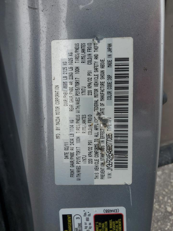 2011 Mazda Cx-7 VIN: JM3ER2A54B0377085 Lot: 64122155