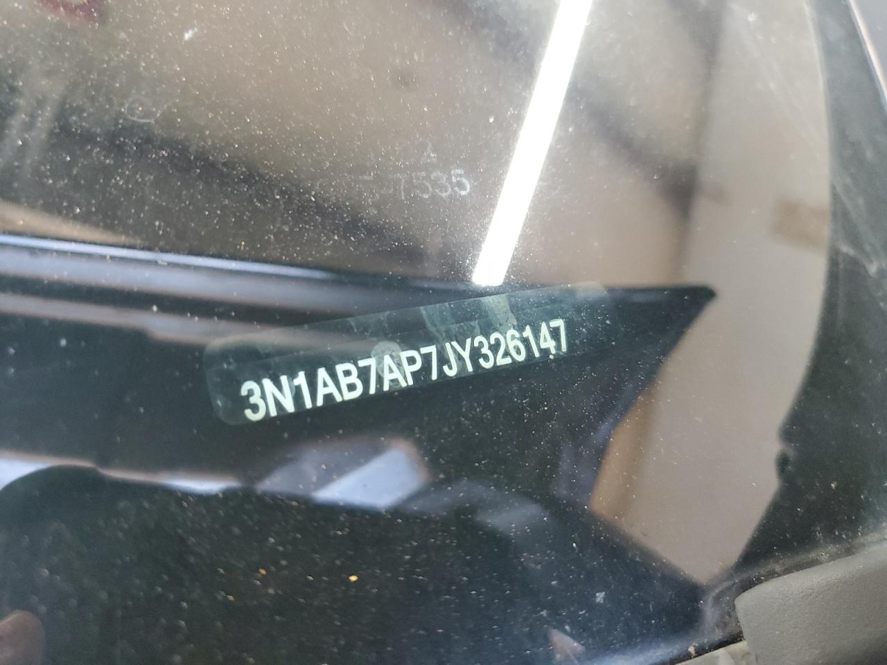 2018 Nissan Sentra S VIN: 3N1AB7AP7JY326147 Lot: 65094805