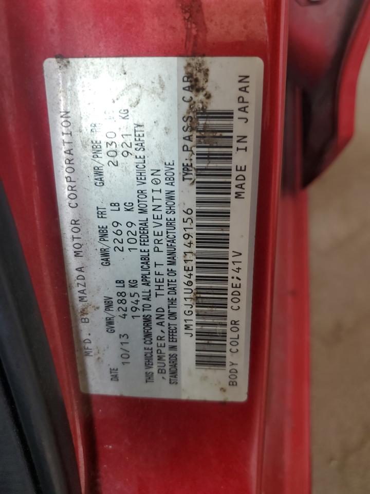 2014 Mazda 6 Sport VIN: JM1GJ1U64E1149156 Lot: 66528895