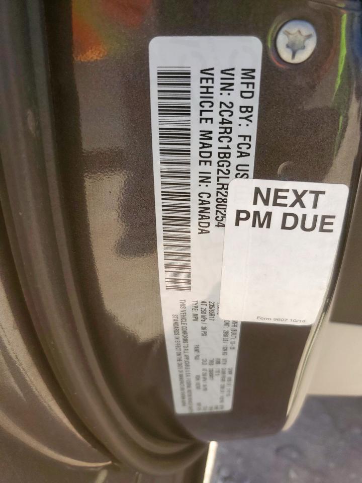 2020 Chrysler Pacifica Touring L VIN: 2C4RC1BG2LR280254 Lot: 66403795