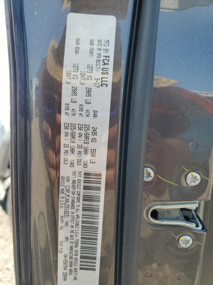 2018 Jeep Cherokee Overland VIN: 1C4PJMJXXJD516231 Lot: 67133315